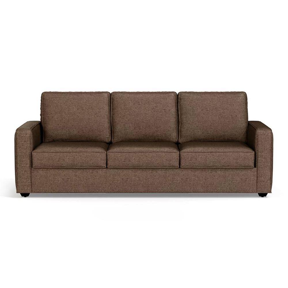 Apollo 3 Seater Fabric Sofa in Mocha Colour