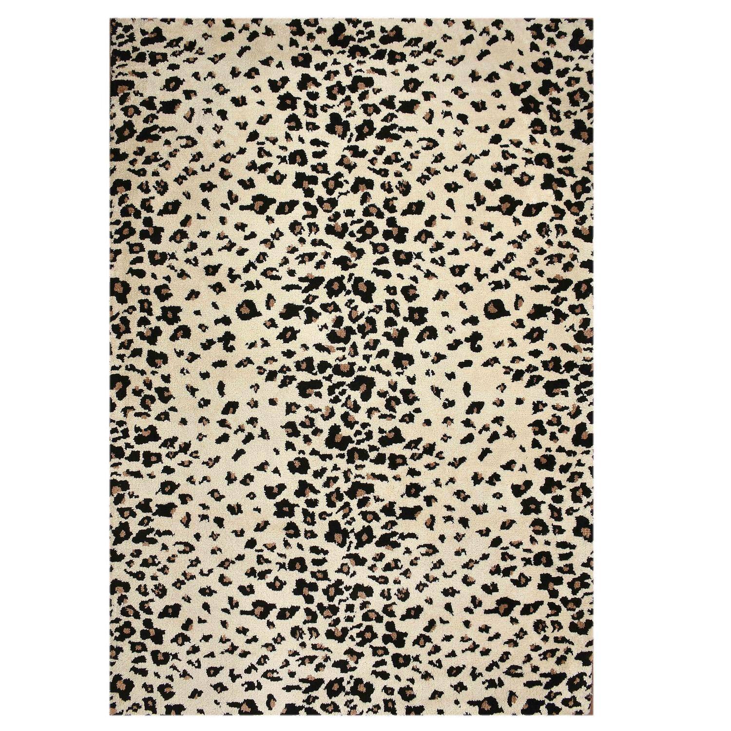 Multicolor Abstract Machine Made Polyester 6 X 9 Feet Carpet