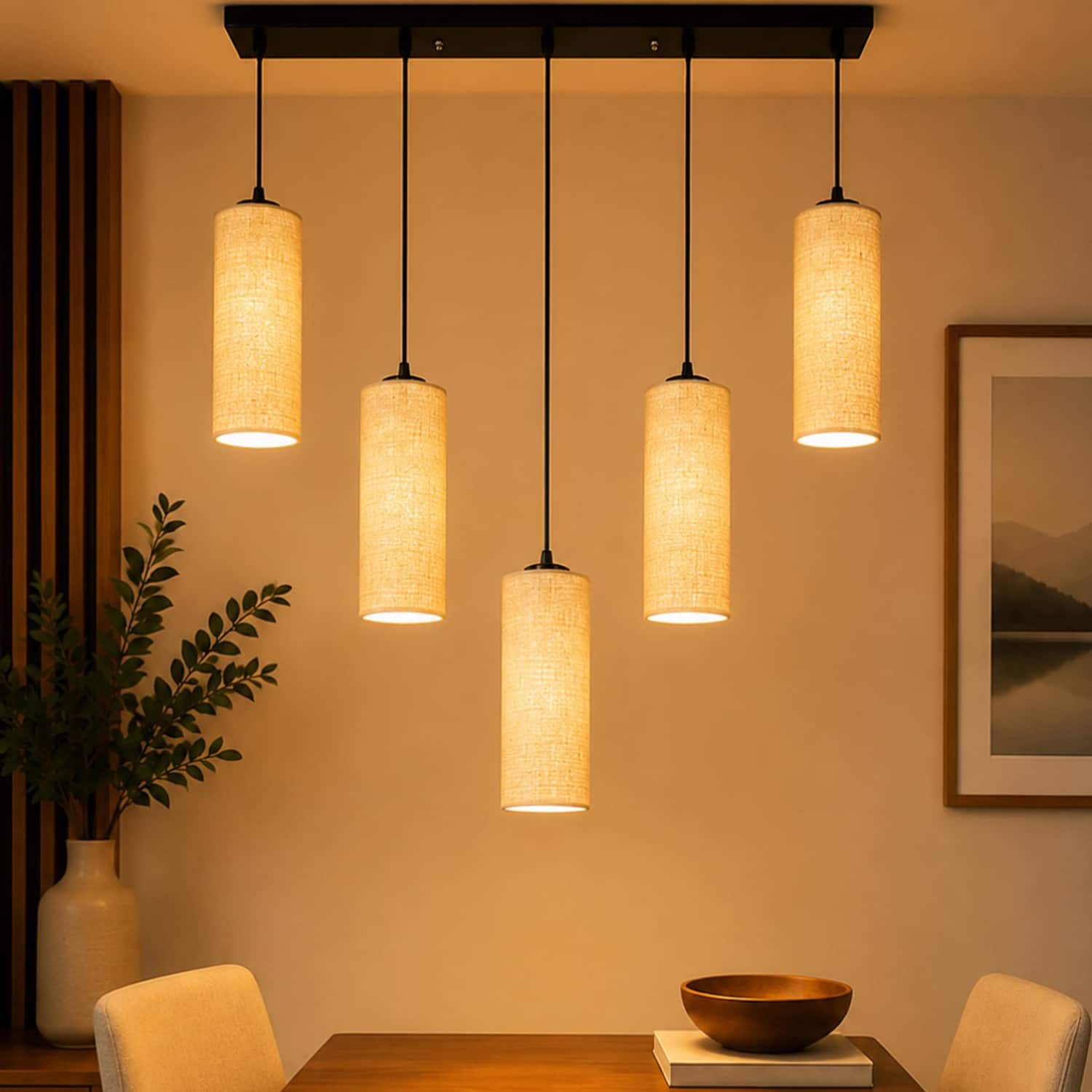 Devansh Solid Wood Electric Wall Light in Brown Colour with Multi Shade Count of 1 Light