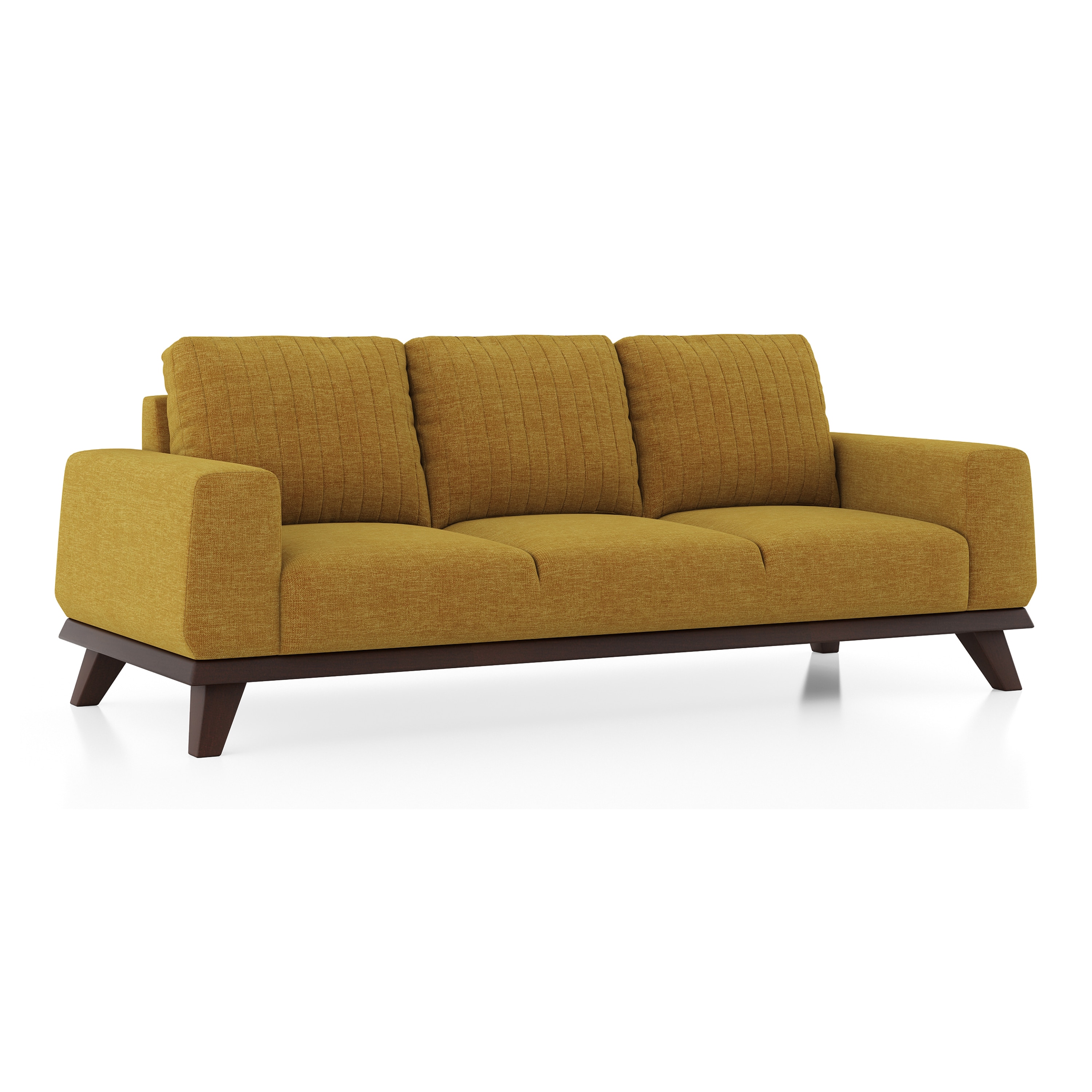 Granada Sofa Set (Colour: Ochre, Seater: 3+1+1)