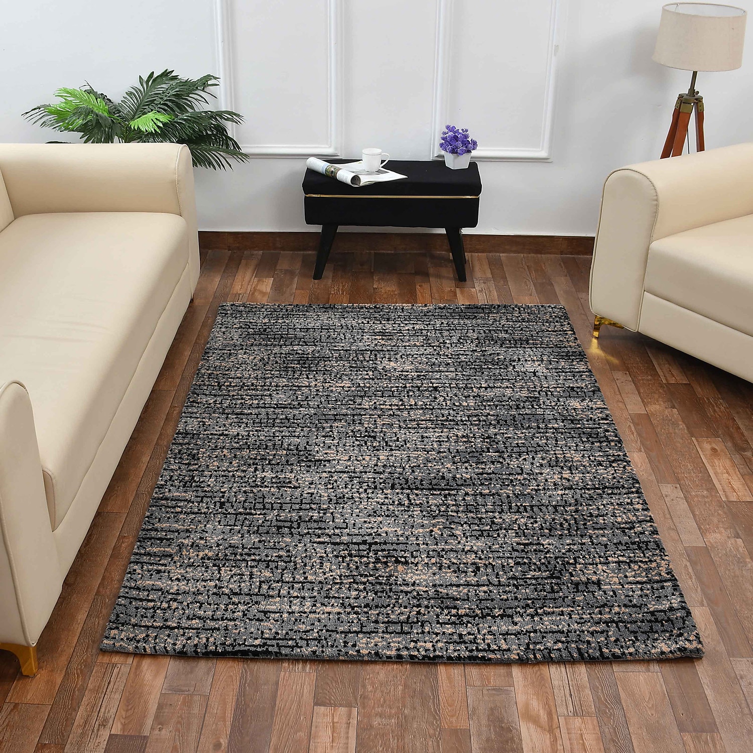 Multicolor Abstract Machine Made Polyester 2 X 5 Feet Carpet - Presto