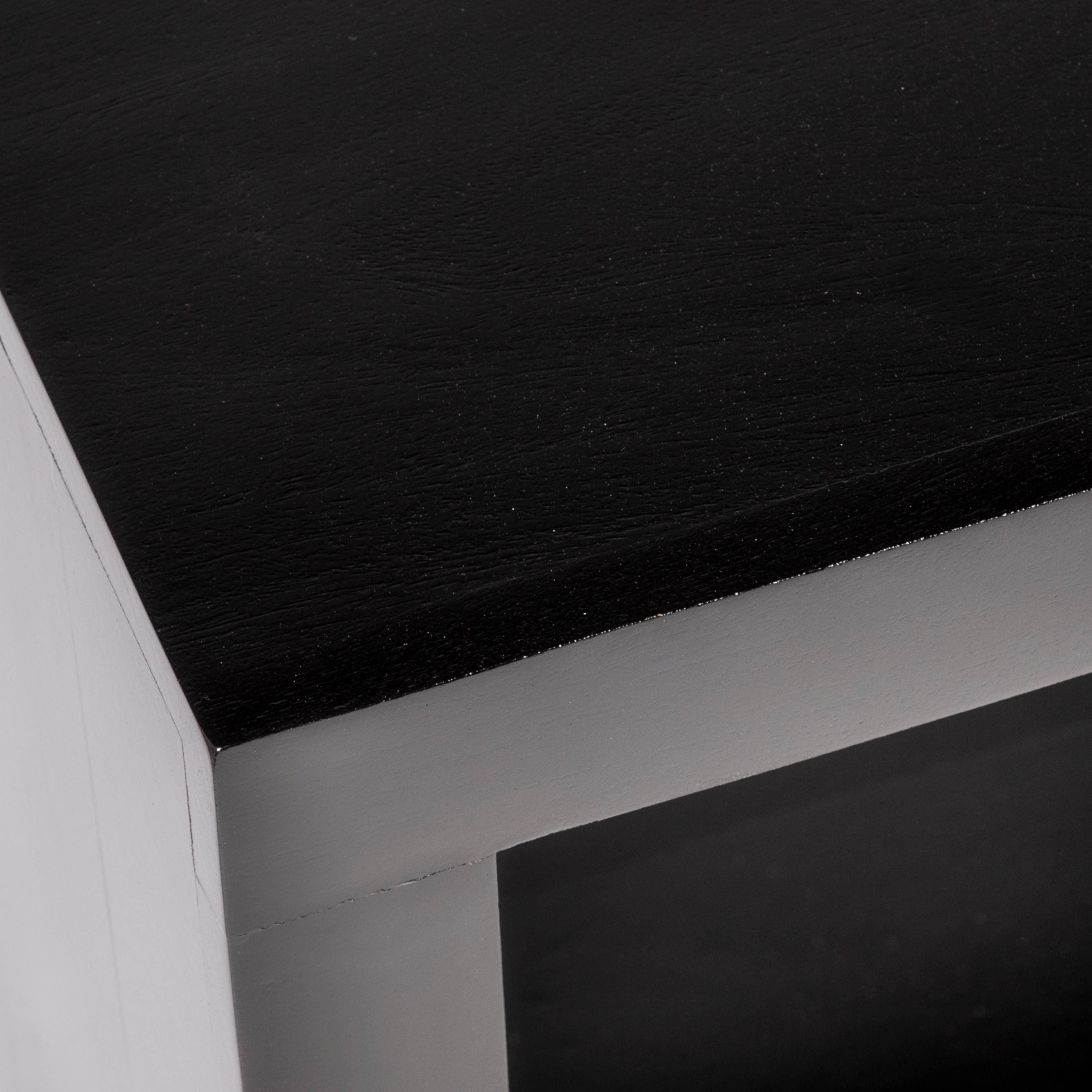 Berlin Bedside Table - Dark Walnut Finish