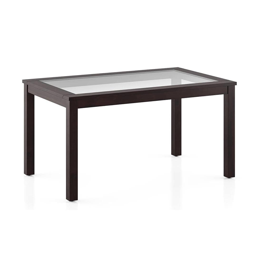 Floyd 6 Seater Dining Table Glass Top With Set Of 6 Kerry Dining Chairs