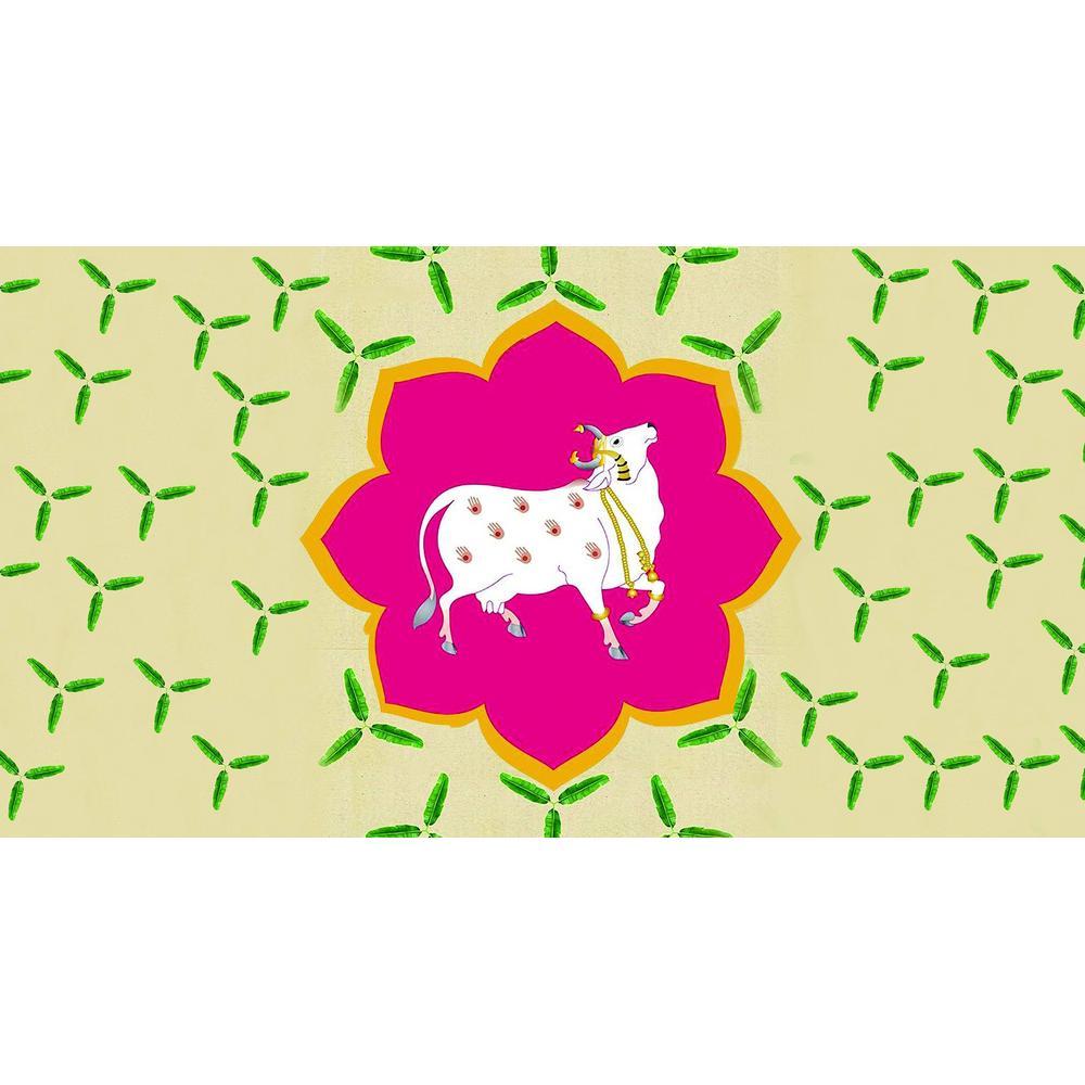 Bovine Breakfast   and Serving Tray  Multicolour