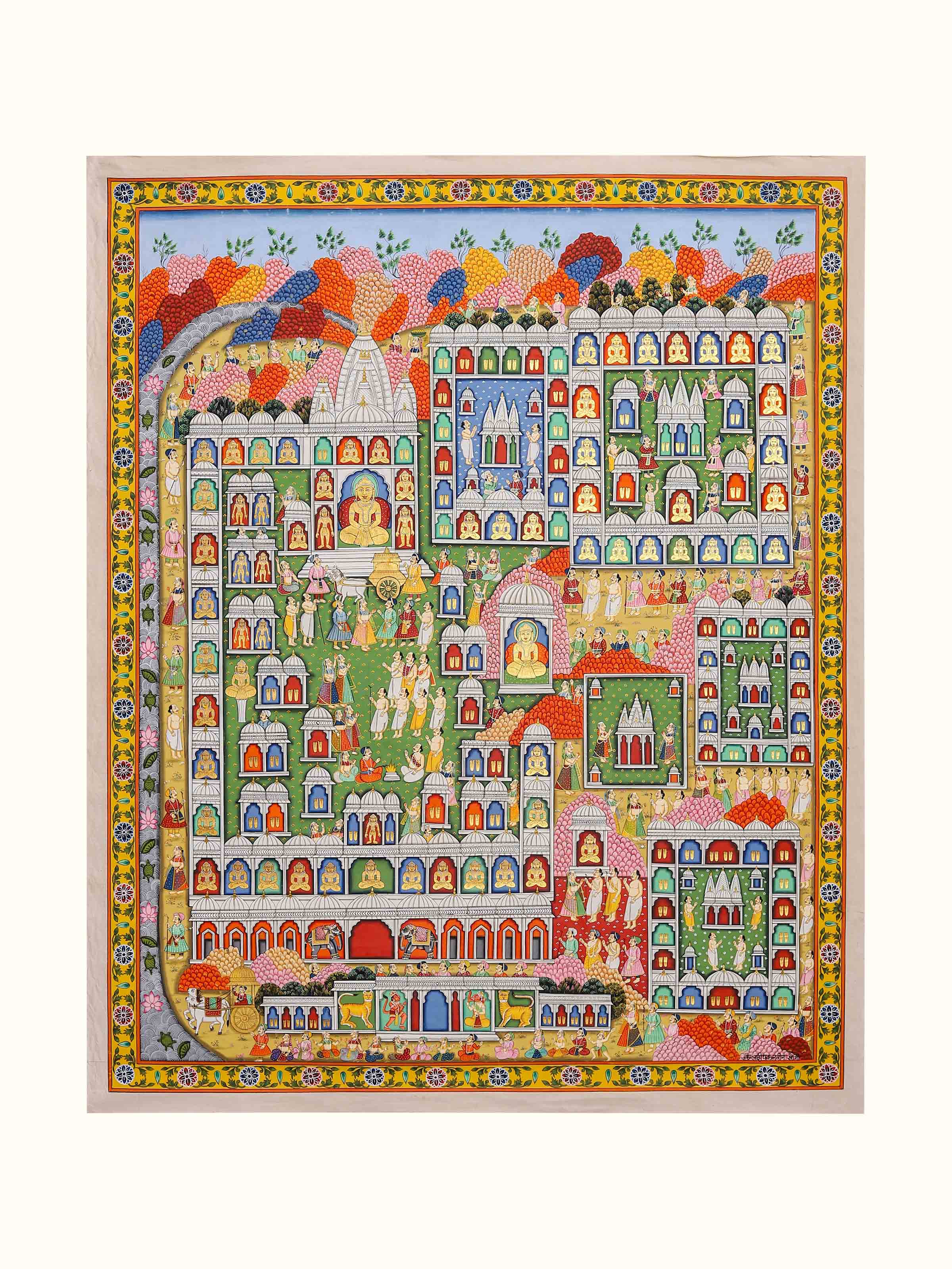 Palitana Pat Pichwai Painting