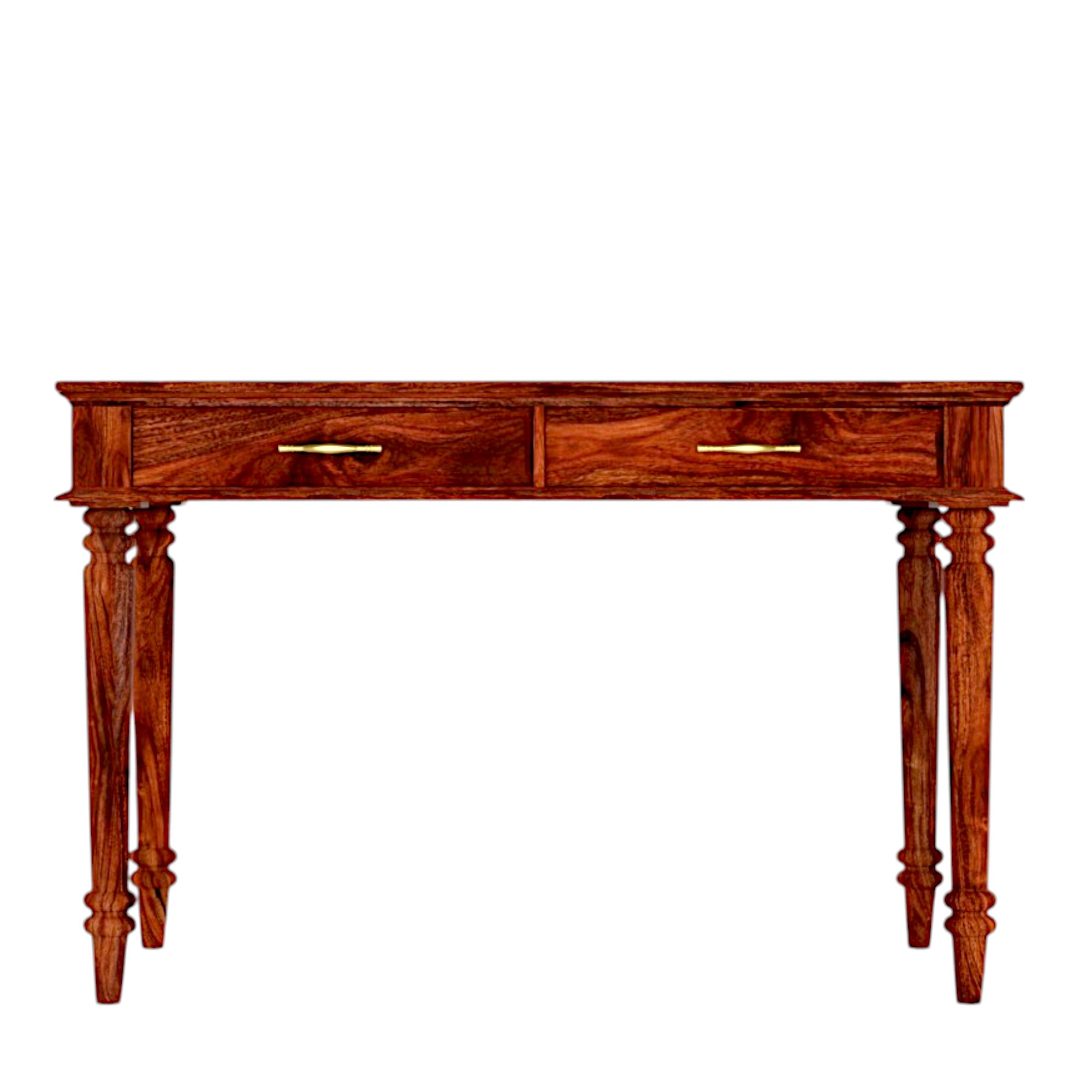 Nairobi Sheesham Wood Study Computer Table In Honey Finish