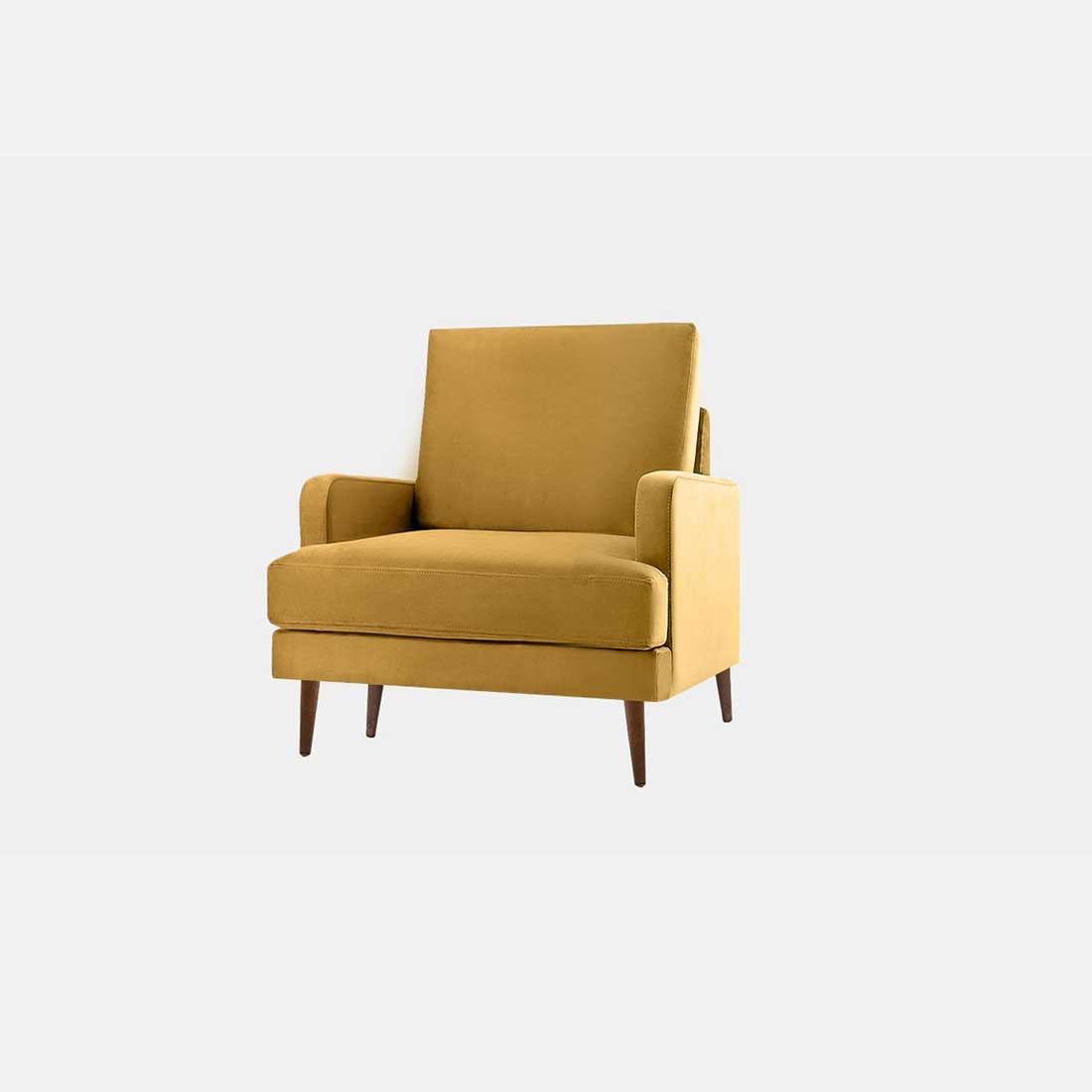 Alife Fabric Sofa (Yellow)