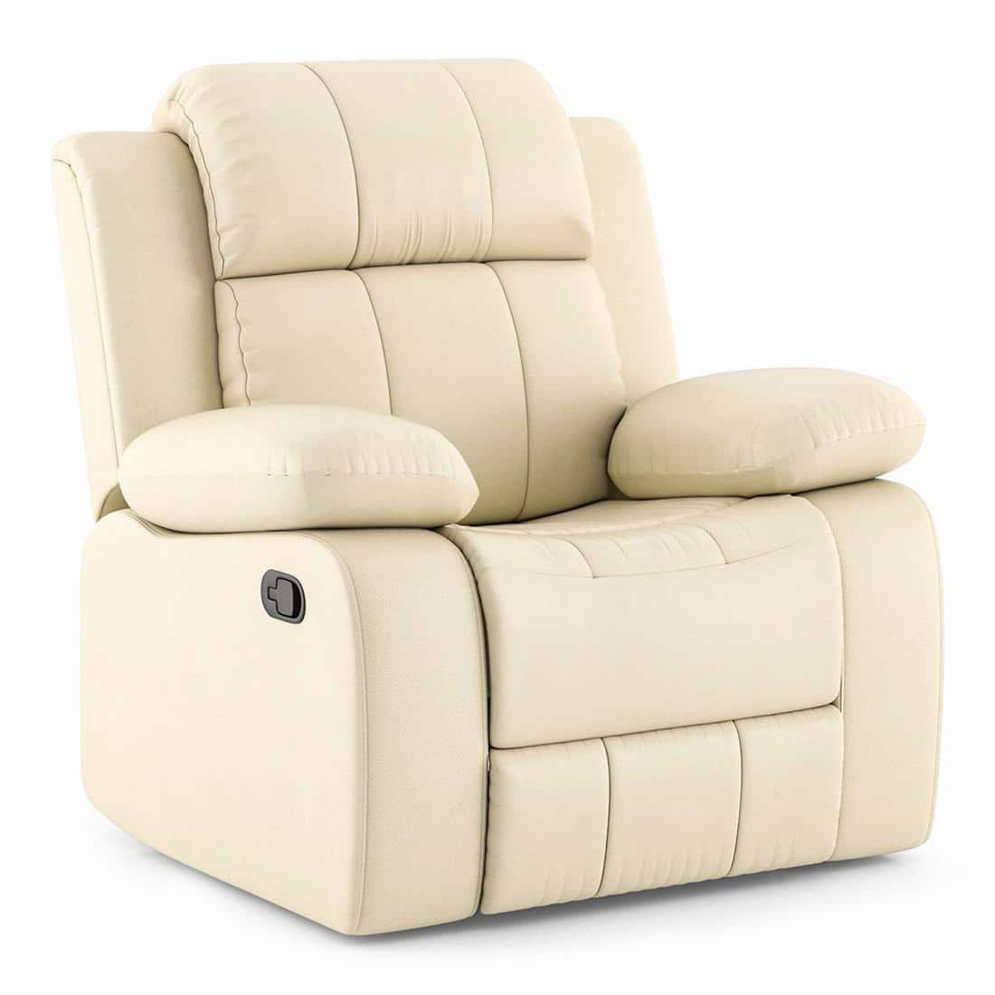 Griffin Single Seater Recliner Ancient Ivory Cream Leatherette