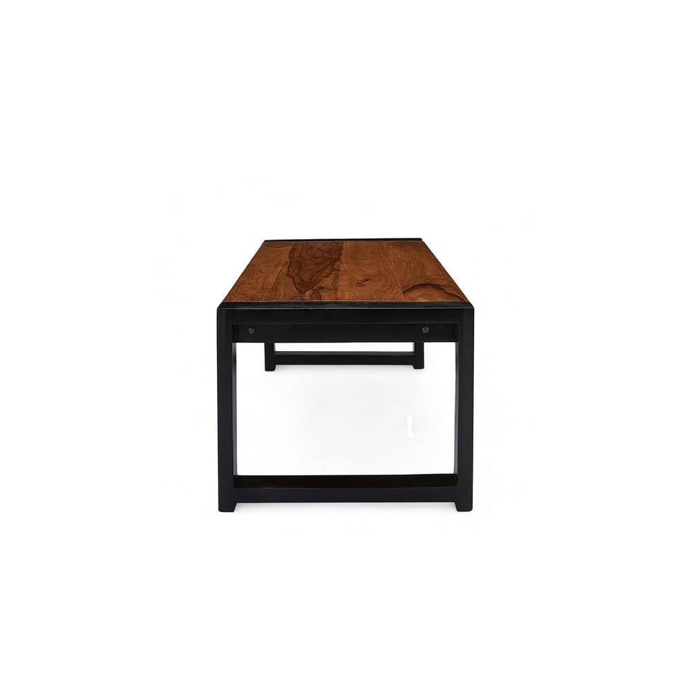 Hamstreet Sheesham Wood Coffee Table In Teak Finish