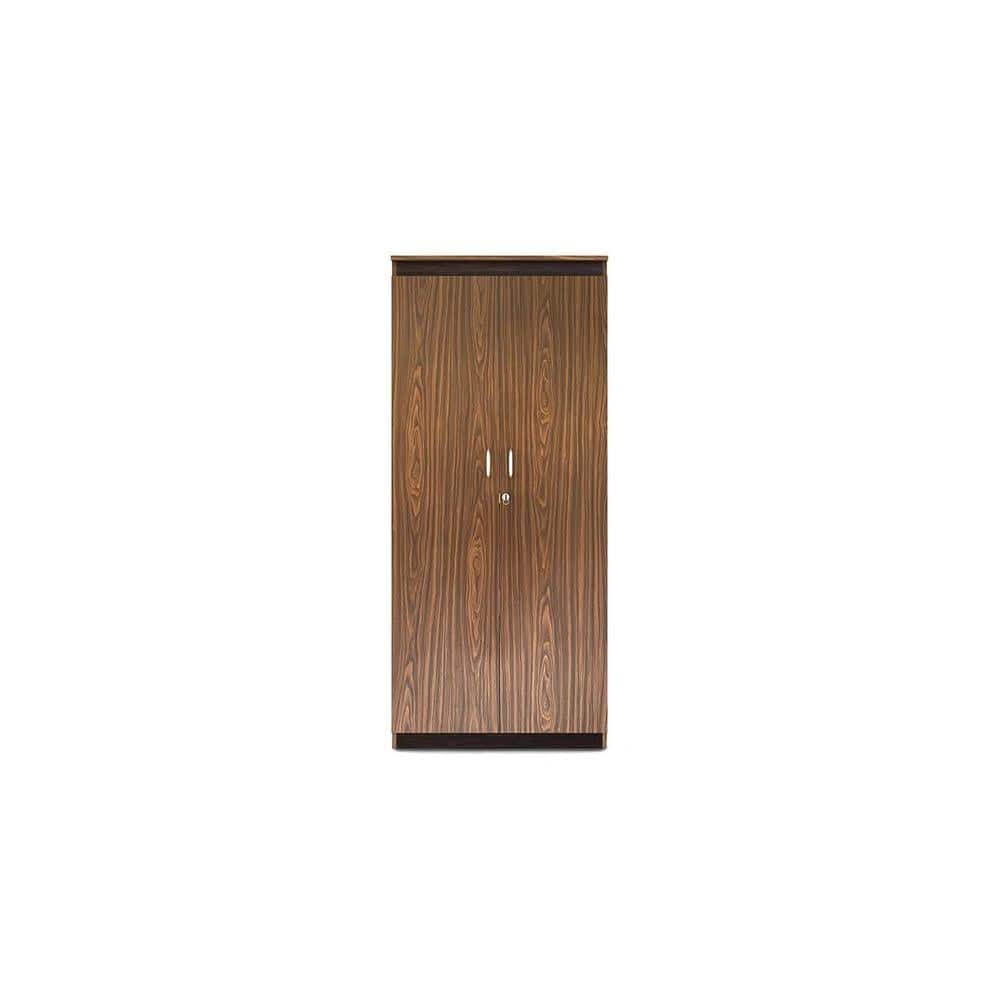 Coral 2 Door Wardrobe In Choco Walnut Finish
