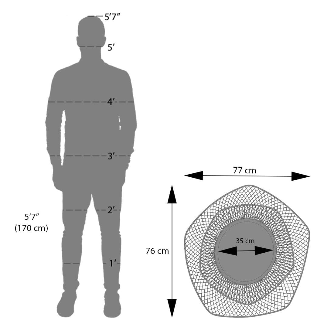 Lumo Metal Mirror In Brass Finish