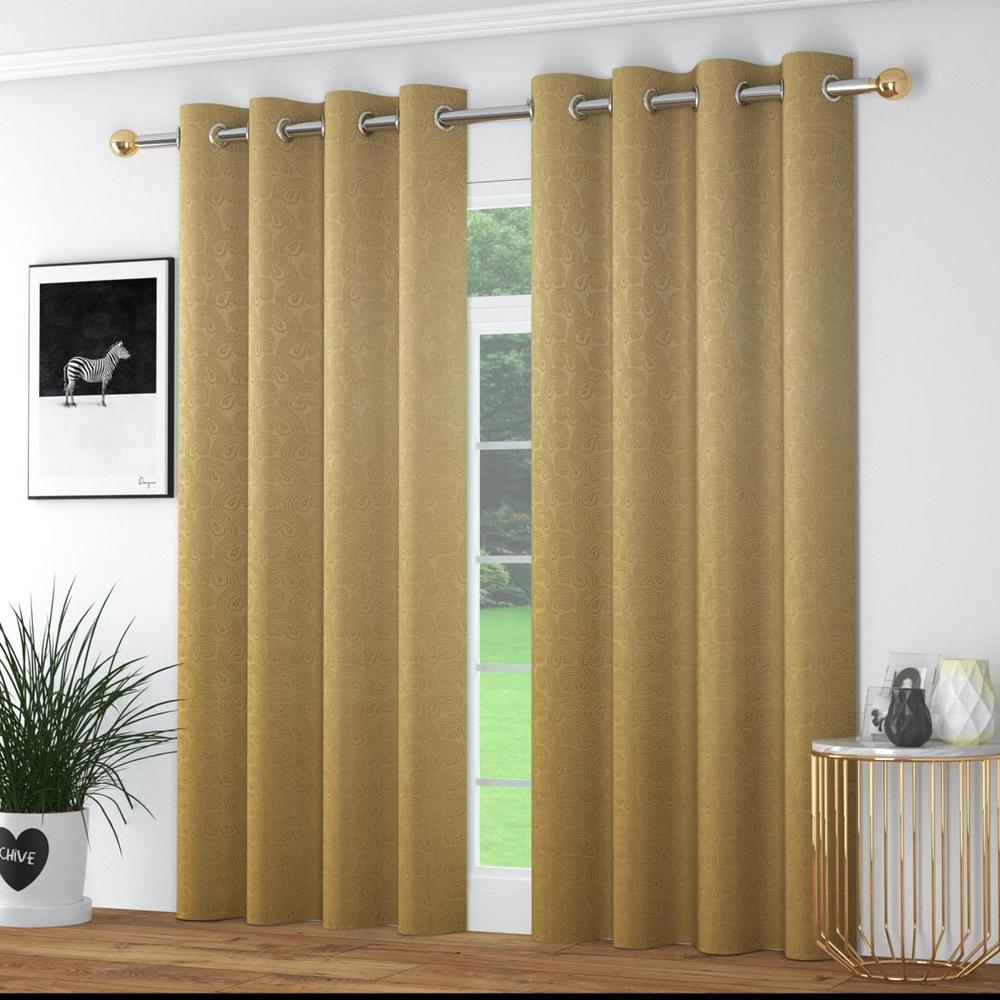 embo Pack of 2 Blackout Door Curtains - Aaho Decor