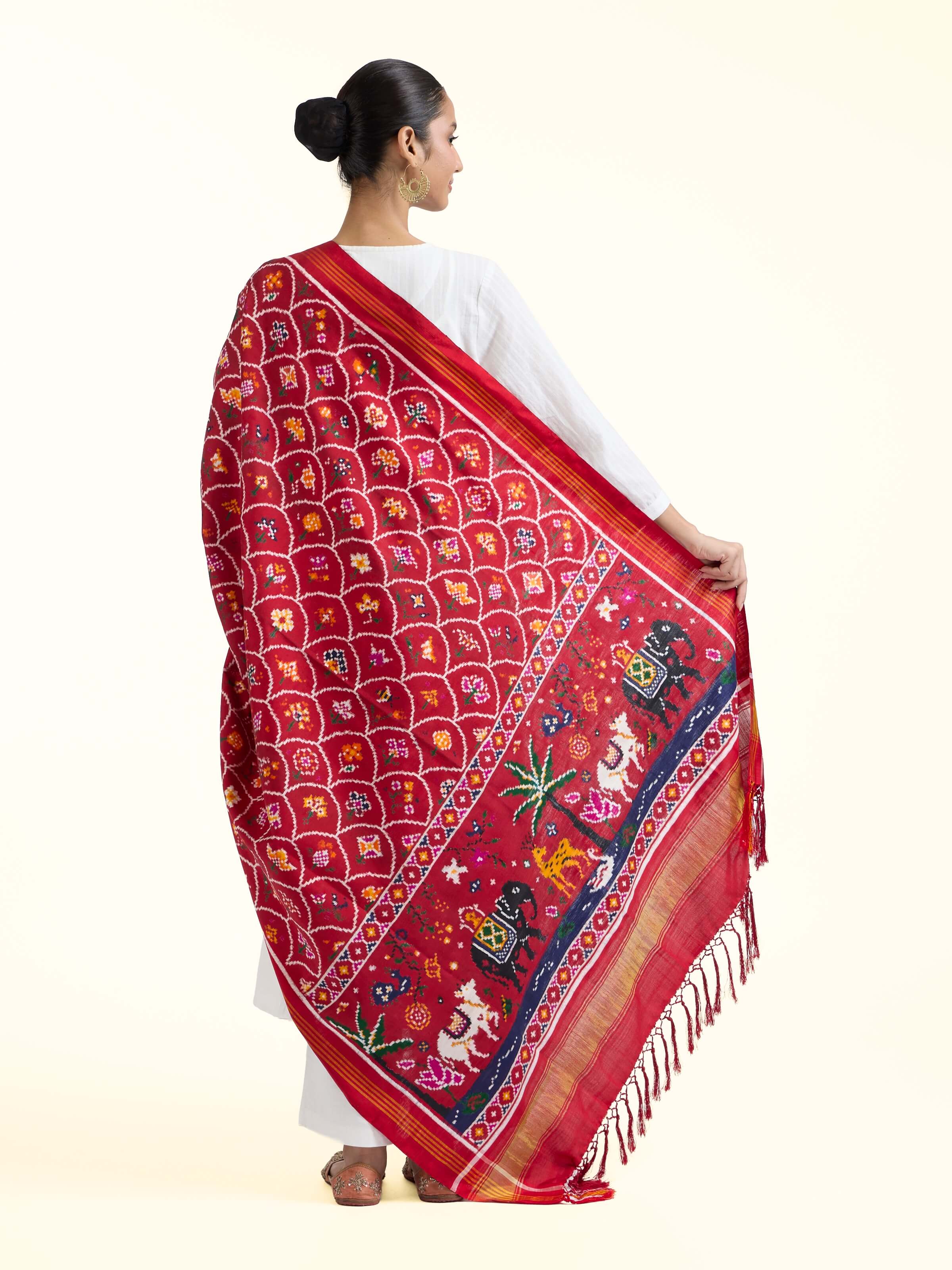 Patan Patola Handloom Silk Dupatta