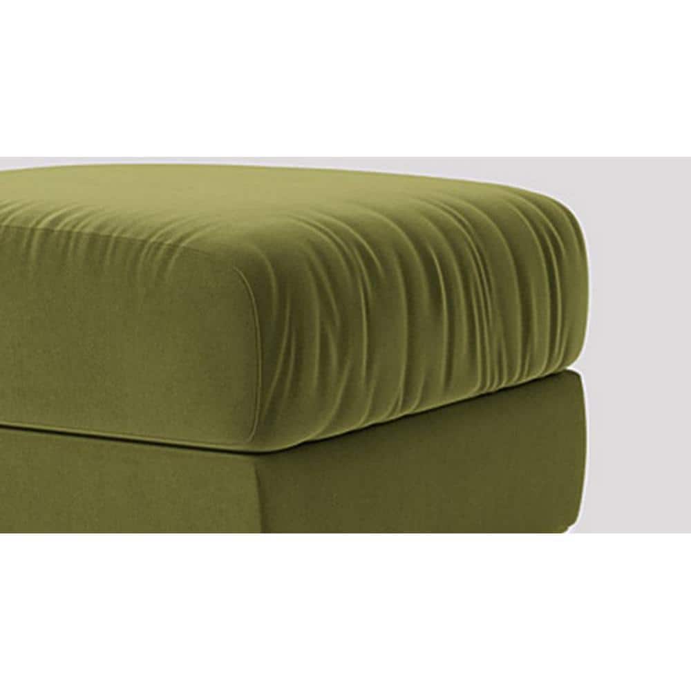 Royse Ottoman Color in Mint Green