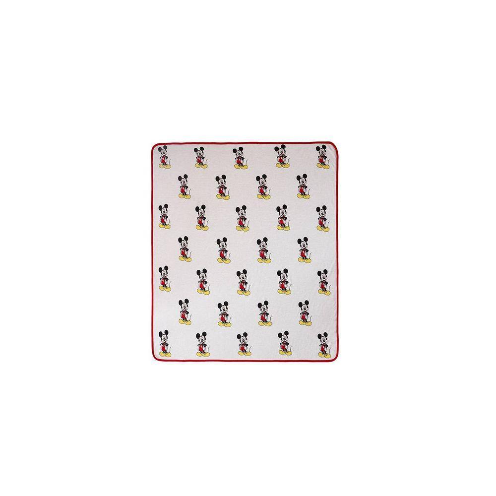 I Love Mickey Mouse - Disney Cotton Knitted Throw / Ac Blanket For Kids