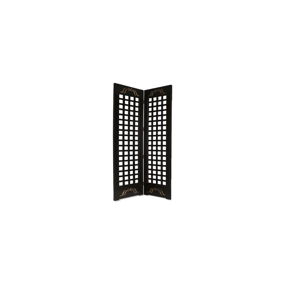 Livy Solid Wood 4 Panel Room Divider