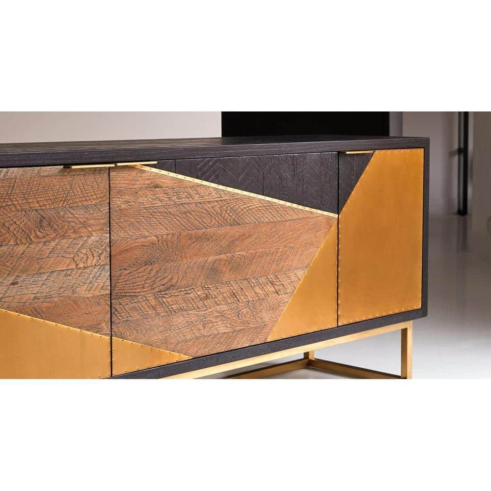 Castles Wooden 4 Door Sideboard