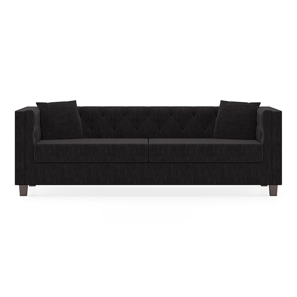 Windsor Premium 3 Seater Fabric Sofa in Graphite Grey Colour