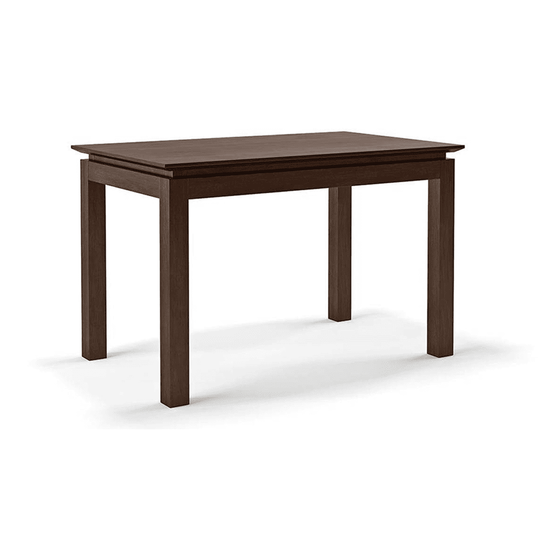 Diner - Dalla 4 Seater Dining Table Set (Colour- Beige, Finish- Dark Walnut)
