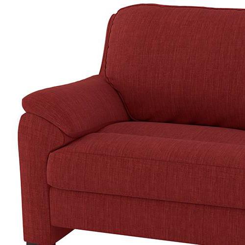 Farina Premium 1 Seater Fabric Sofa in Salsa Red Colour