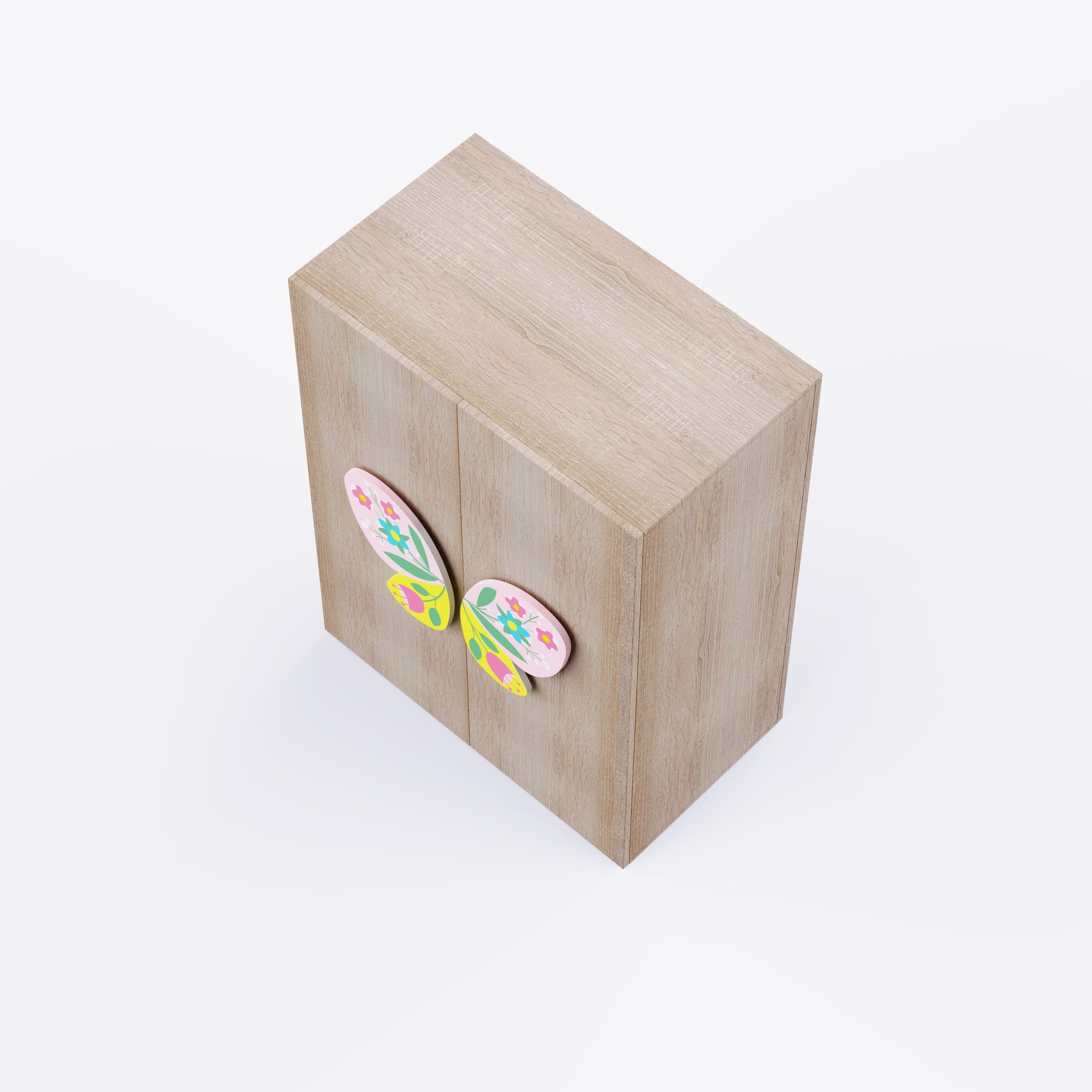 Fly Away Cabinet Storage In Oak Colour