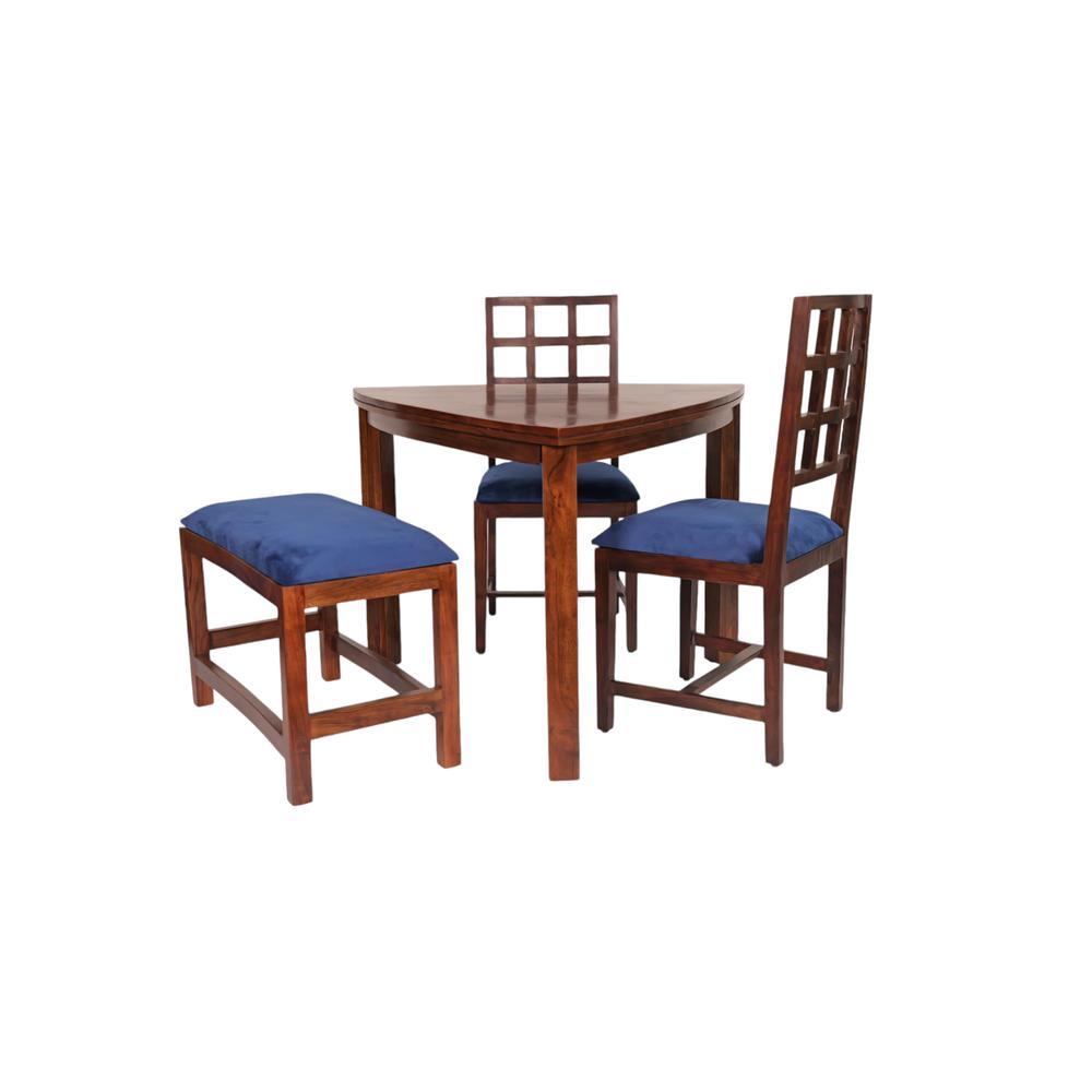 abbie solid wood  4 seater Dining table in  Provincial Teak