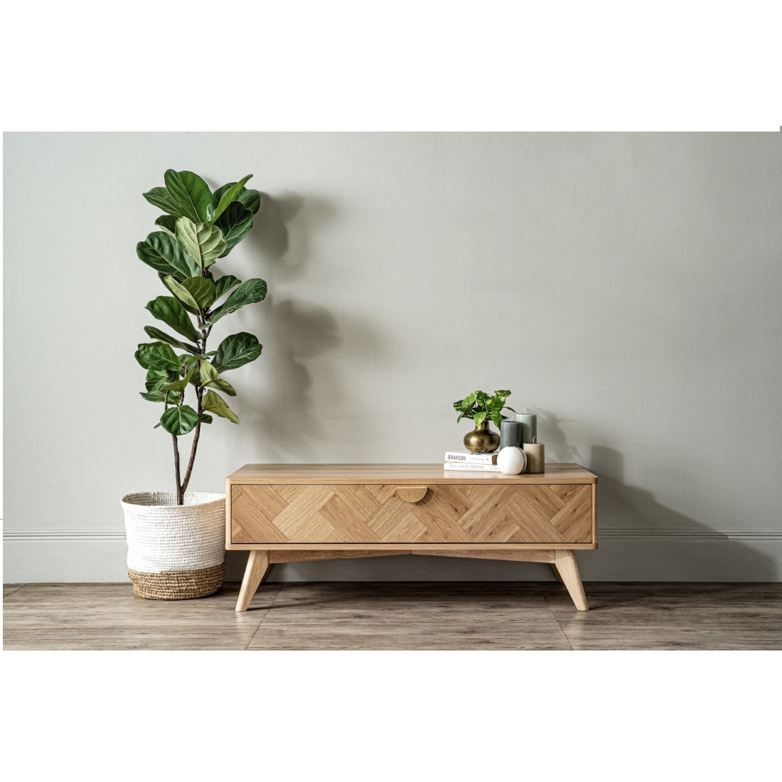 Scandinavian Loftus Coffee Table Natural Wood Finish - Nestnordic