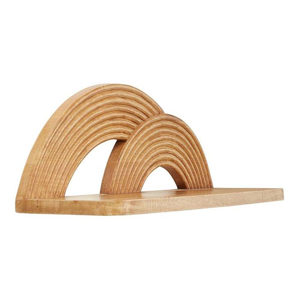 WOODENMOOD Rectangular Wall Rack