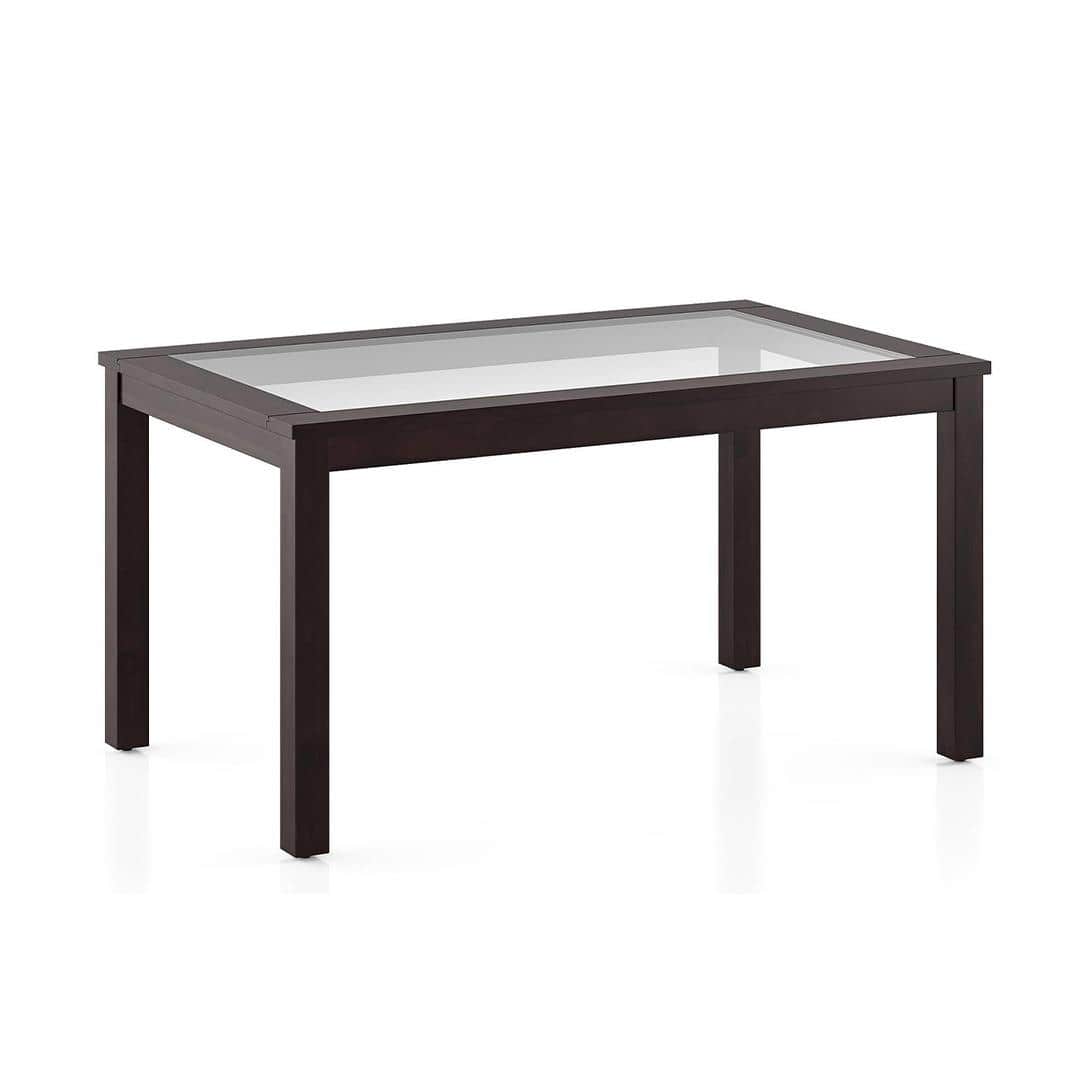 Floyd 6 Seater Dining Table Glass Top With Set Of 6 Gordon Chairs