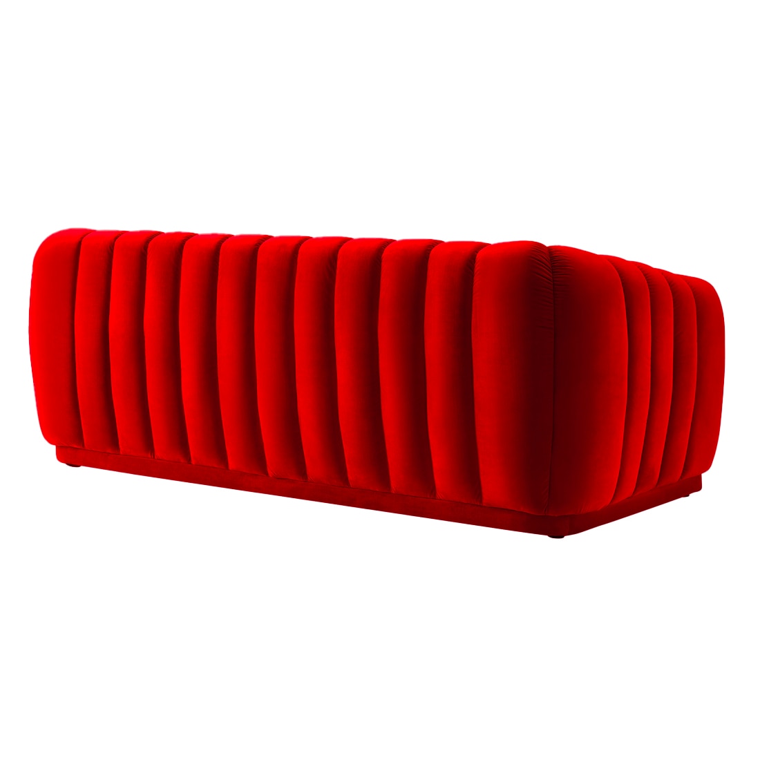 Rosa Fabric Sofa (Red)