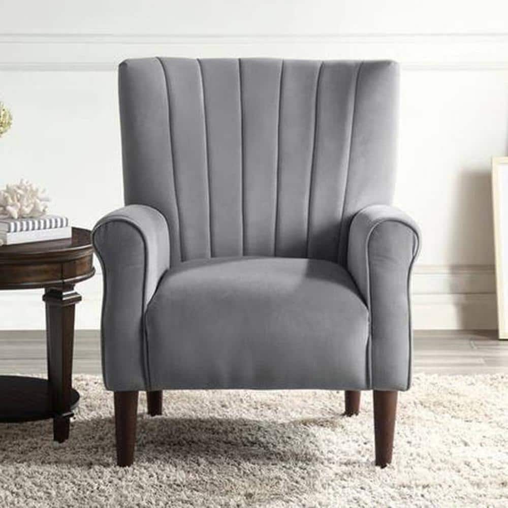 Maxo Accent Chair in Grey Colour