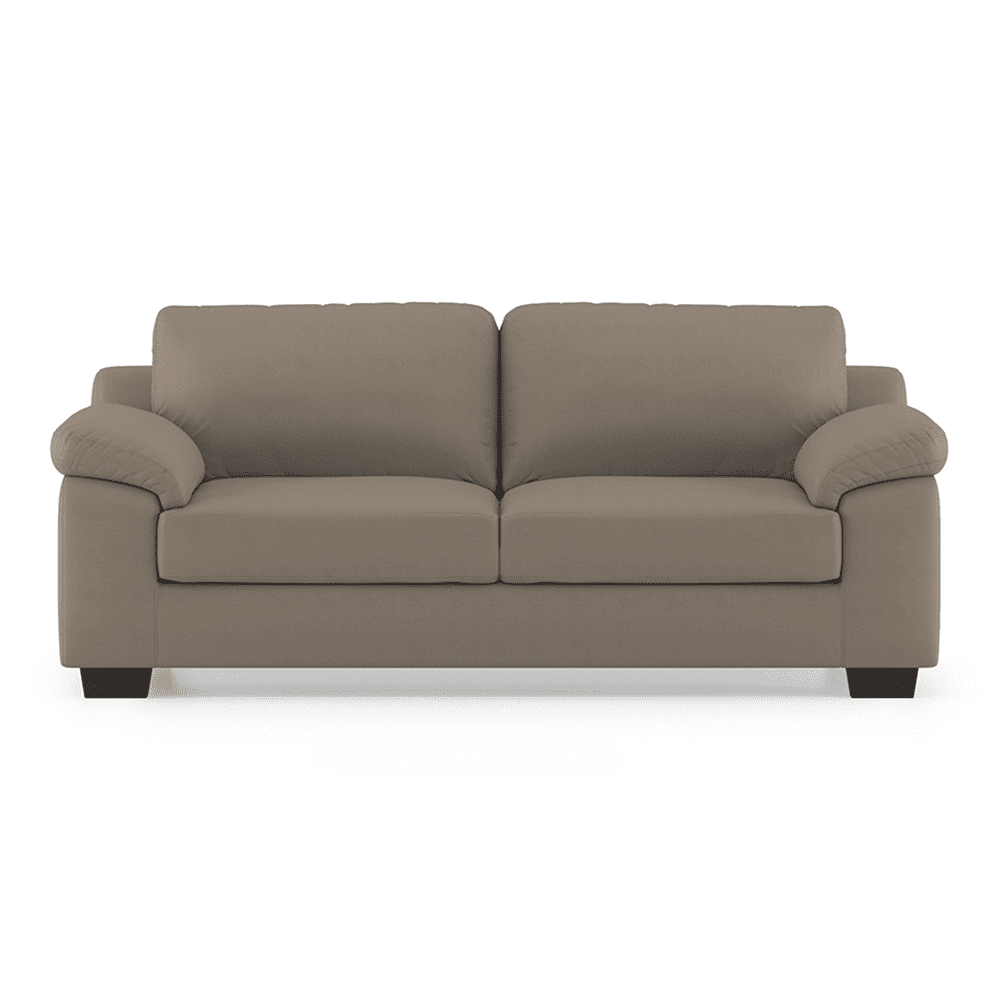 Esquel 3 Seater Leatherette Sofa in Cappuccino Colour