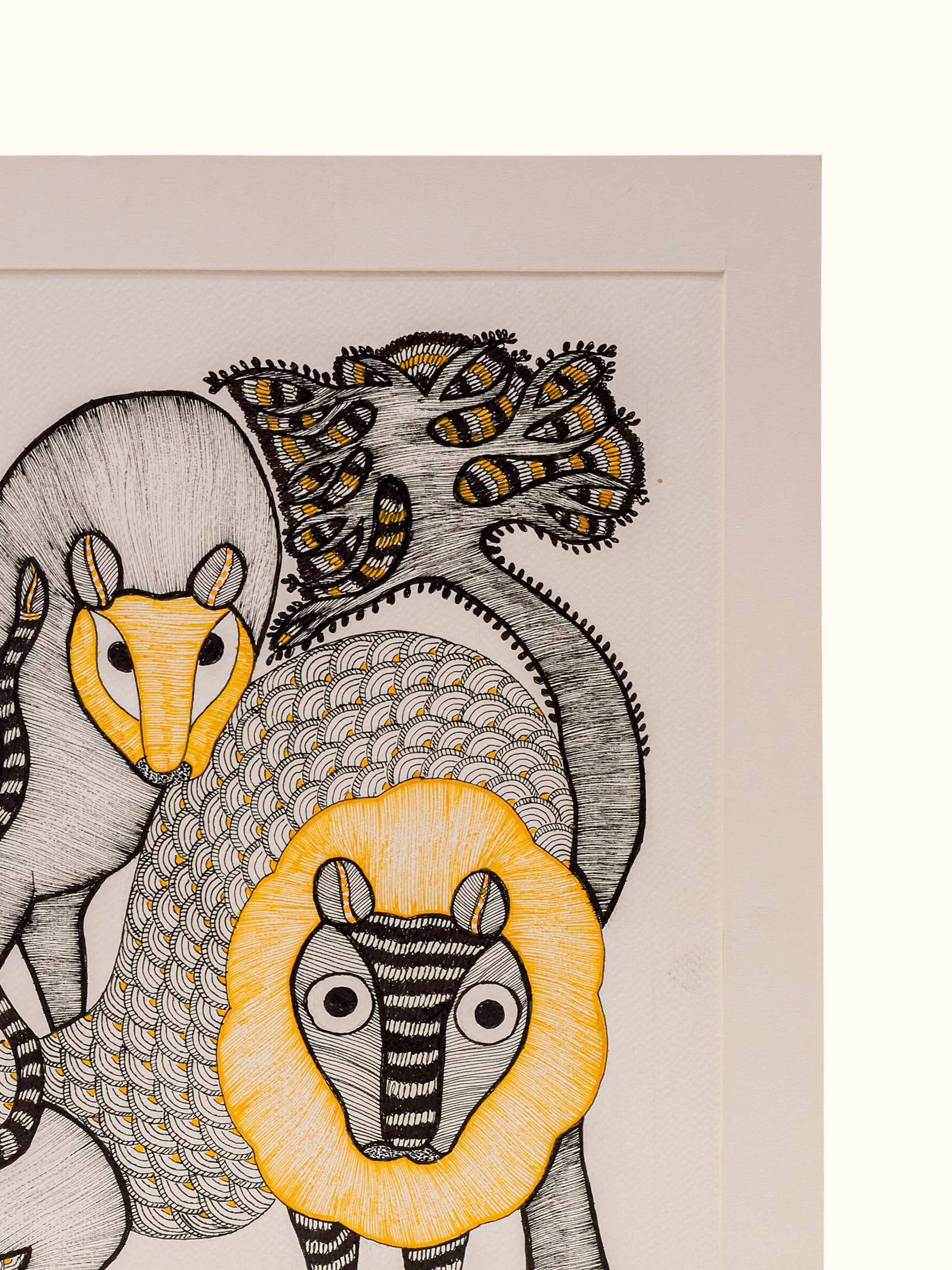 Guardians Of The Forest Gond Art