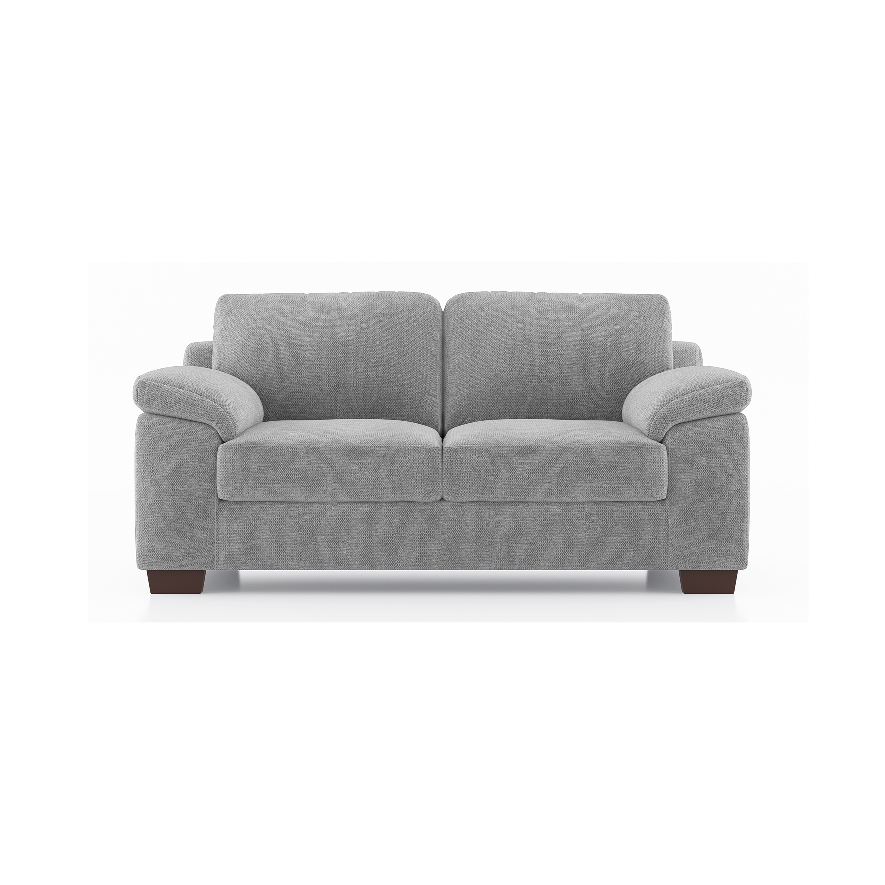 Esquel Essential 2 Seater Fabric Sofa In Granite Weave - Urban Ladder