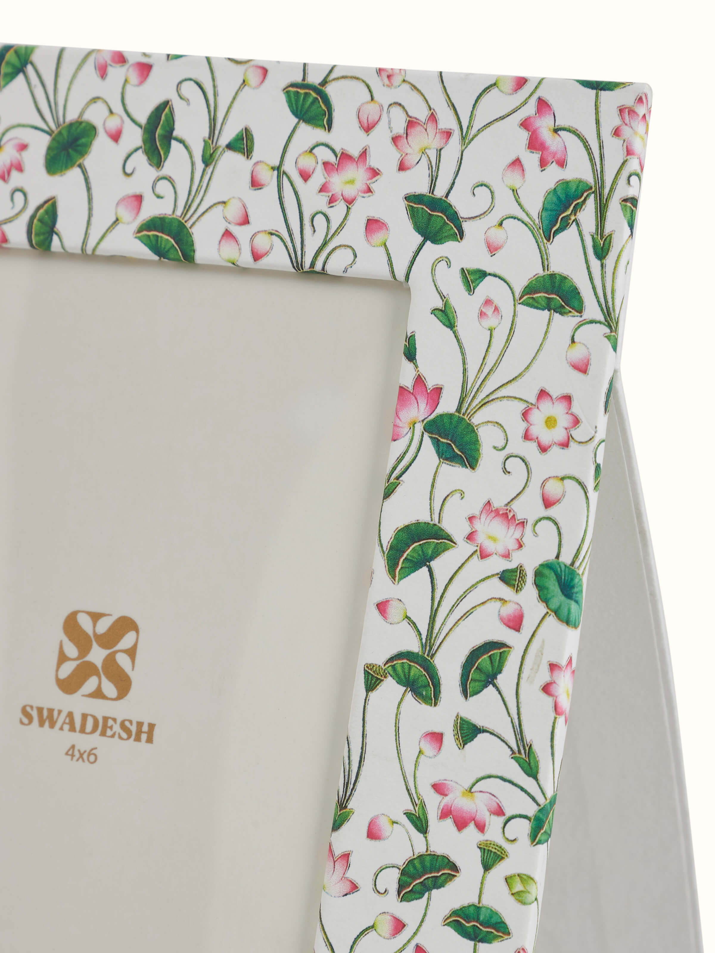 Detail shot of Handmade Paper Photo Frame