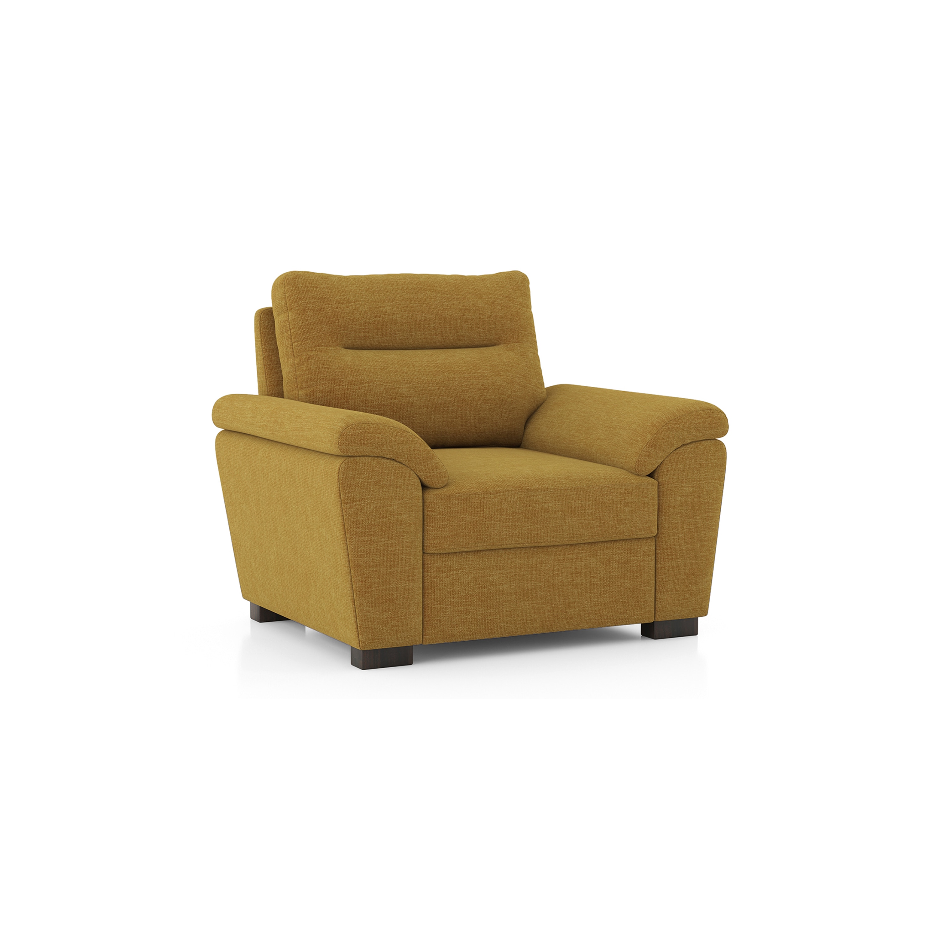 Adelaide Sofa Set (Colour: Ochre, Seater: 3+1+1)