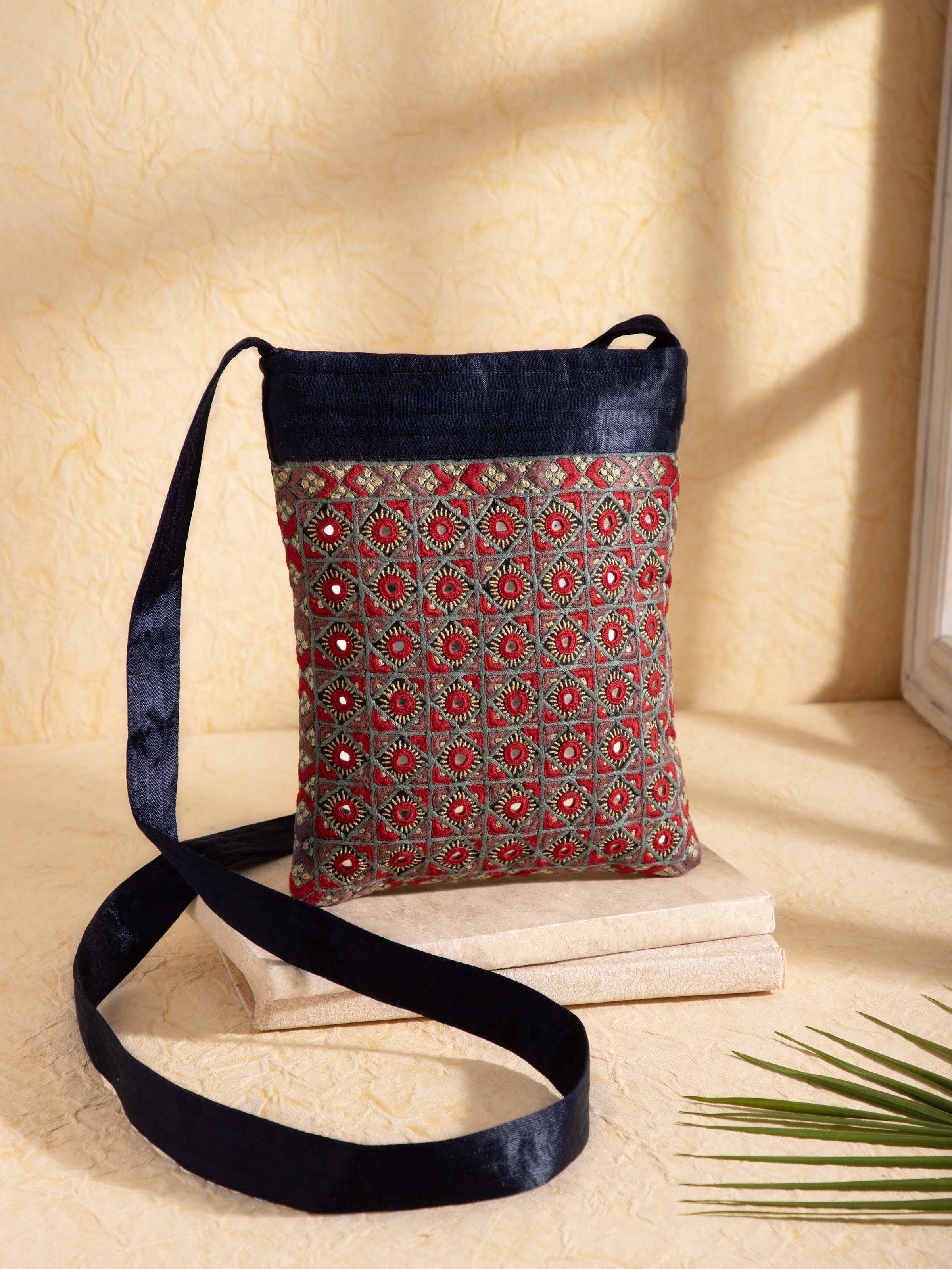 Kutchi Embroidered Sling Bag