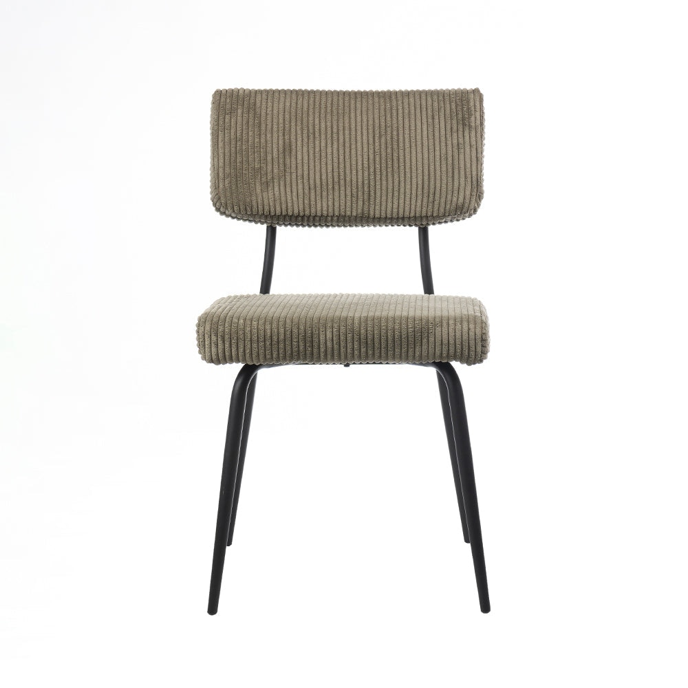 Yucca Fabric Dining Chair in Grey Colour