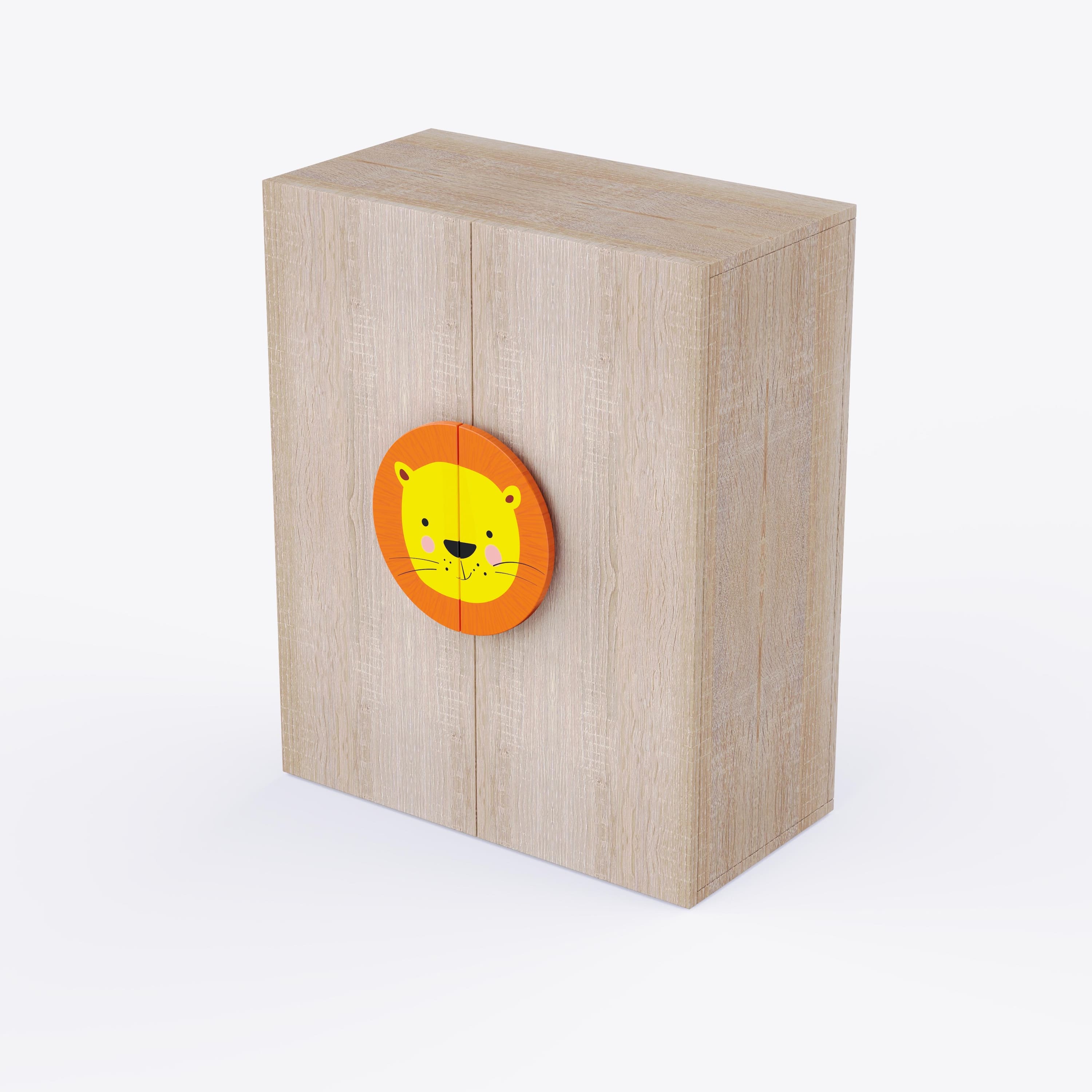 Lion'S Den Cabinet Storage In Oak Colour