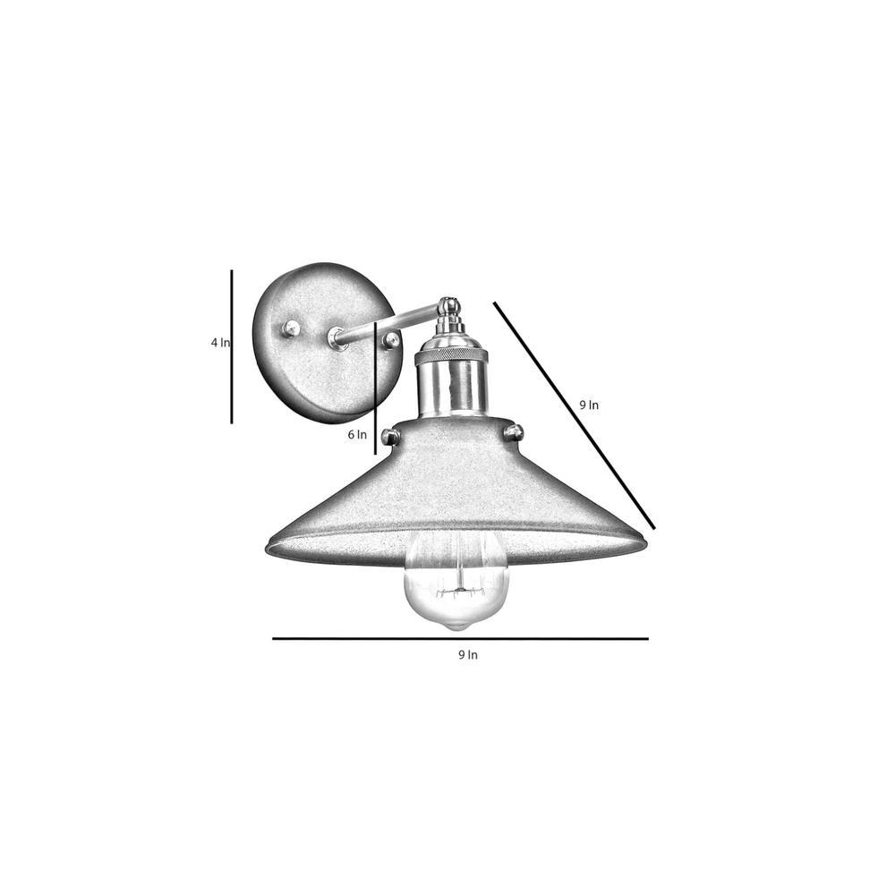 Nora Black Metal Wall Light