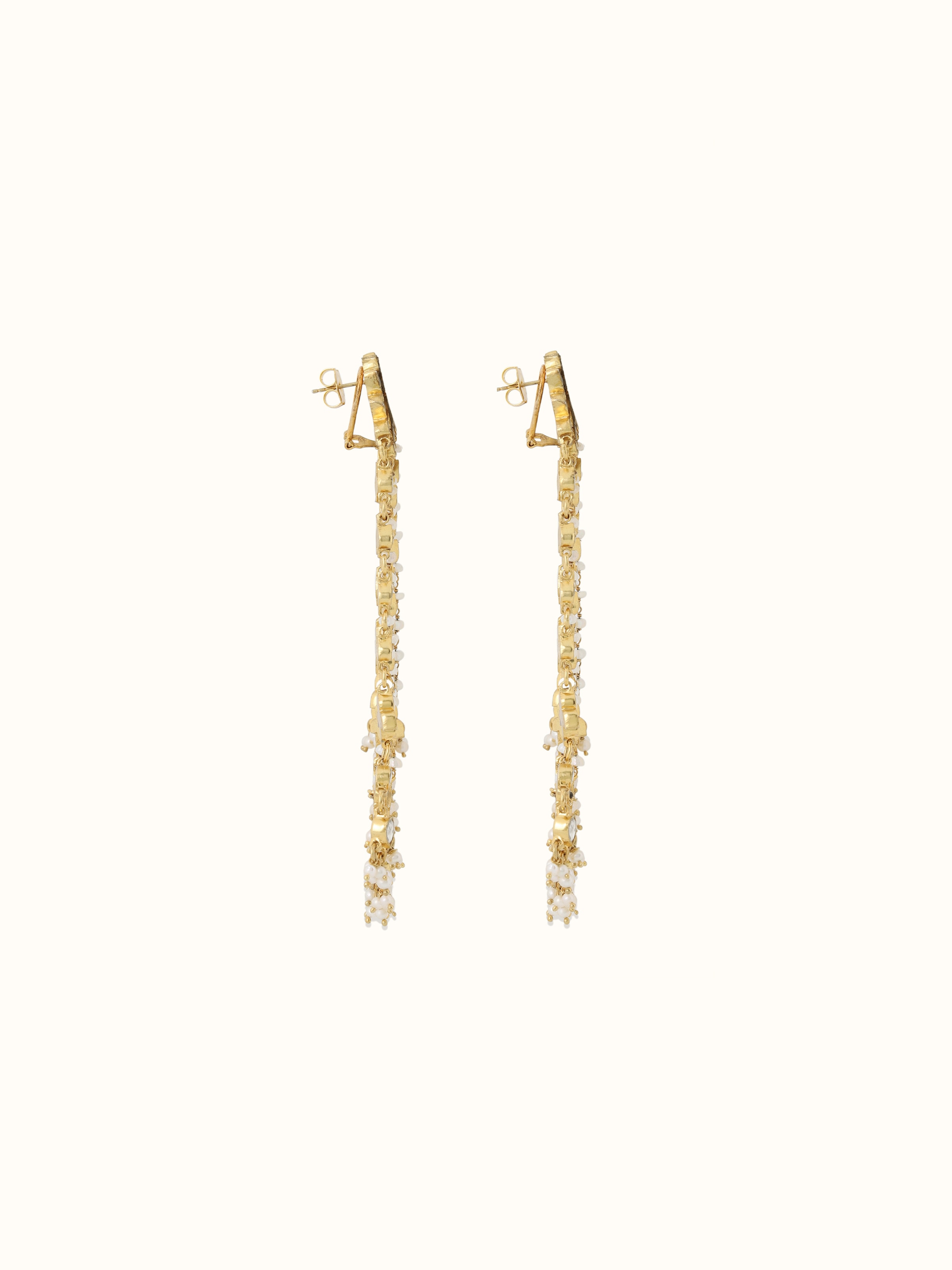 Silver Smithing Chandelier Earrings