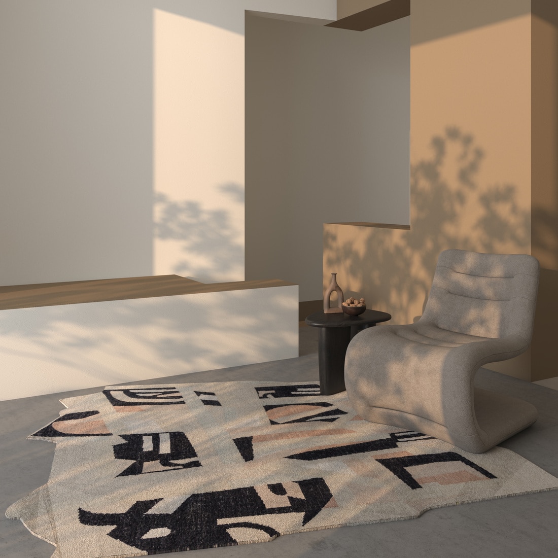 Jaipur Rugs Soft Striped Wool Dhurrie Rug Natural 6x9 ft in Antique White and Ebony colour - Jaipur Rugs