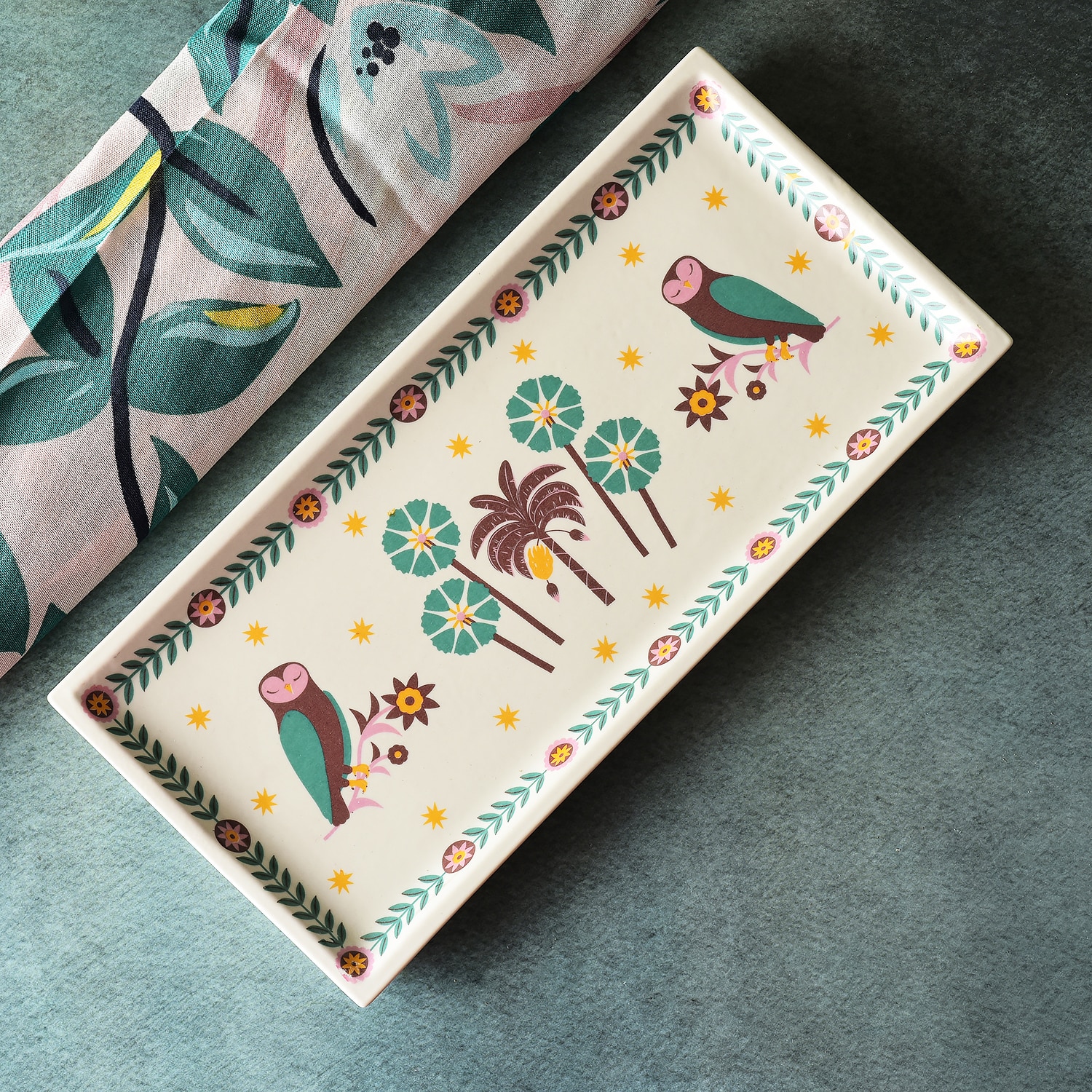 Owl Whimsy Woods Decorative Serving Platter - Simply Soho