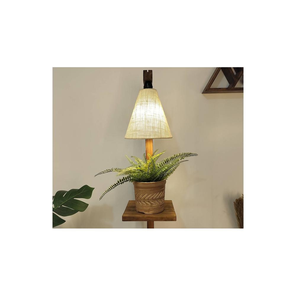 Andre Beige Jute Floor Lamp with Beige Jute Base