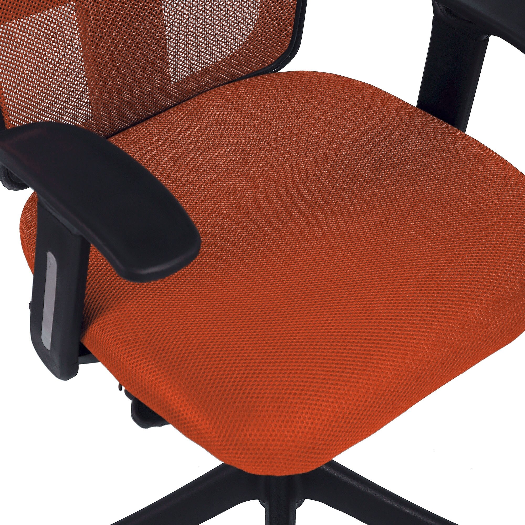 Eexcaeal Mid Back Ergonomic Chair in Orange Colour