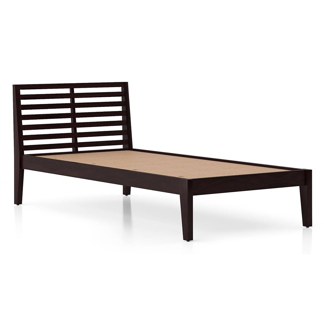 Elwyn Non Storage Single Bed In Mahogany Finish