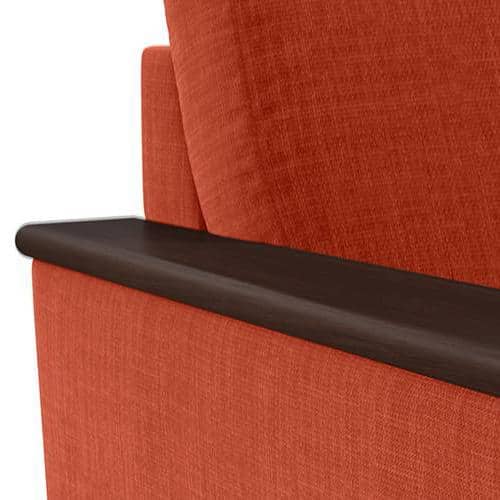 Corby Premium 2 Seater Fabric Sofa in Lava Colour