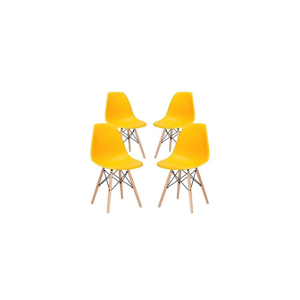 Happiness is Complimentary  Dining Chair-yellow
