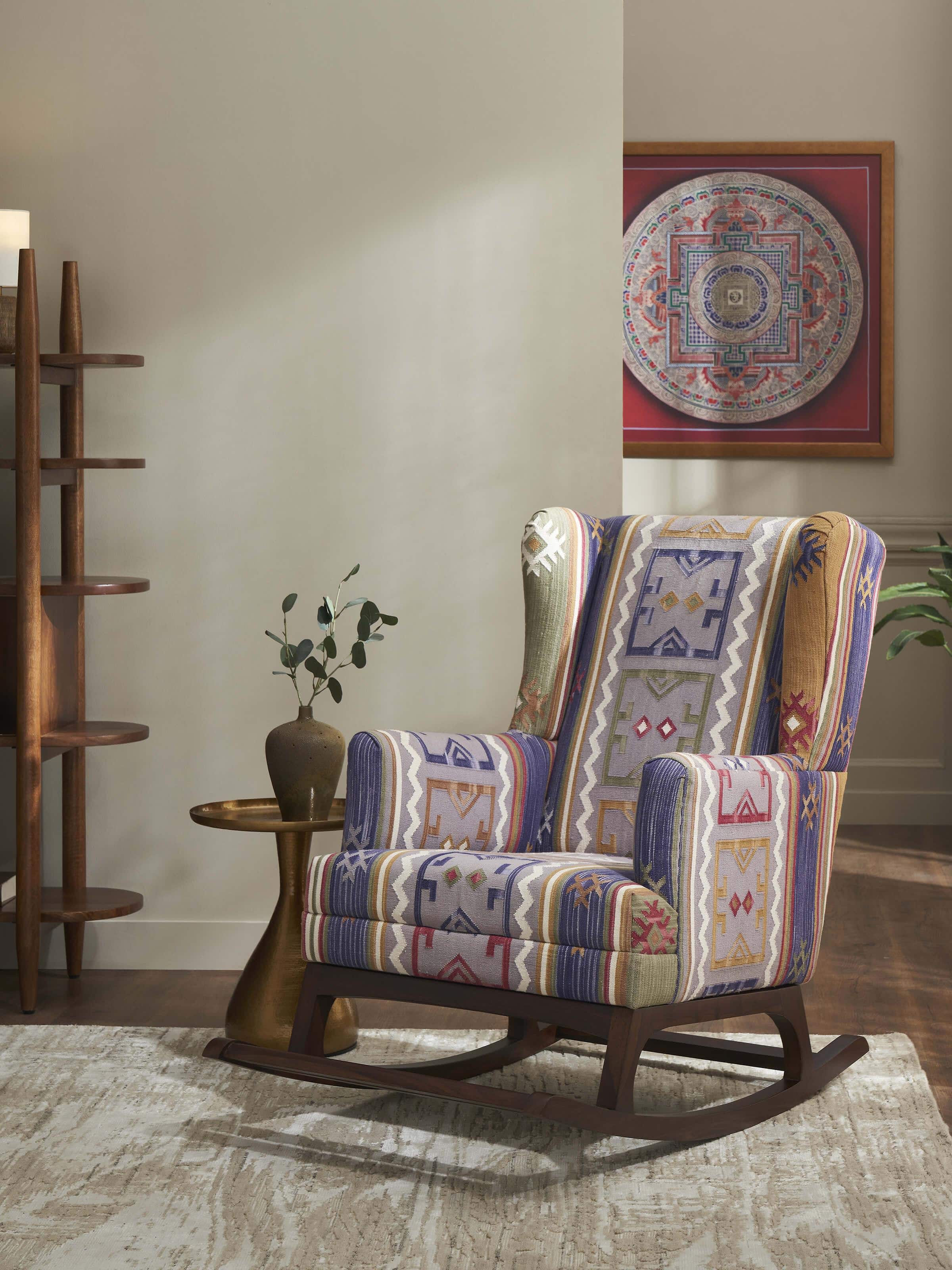 Classic Sheesham Rocking Chair