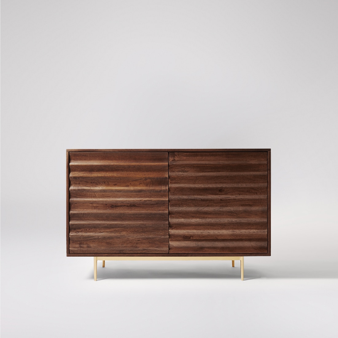 Katana Small Solid Wood Sideboard in Brown Colour - Orange Tree